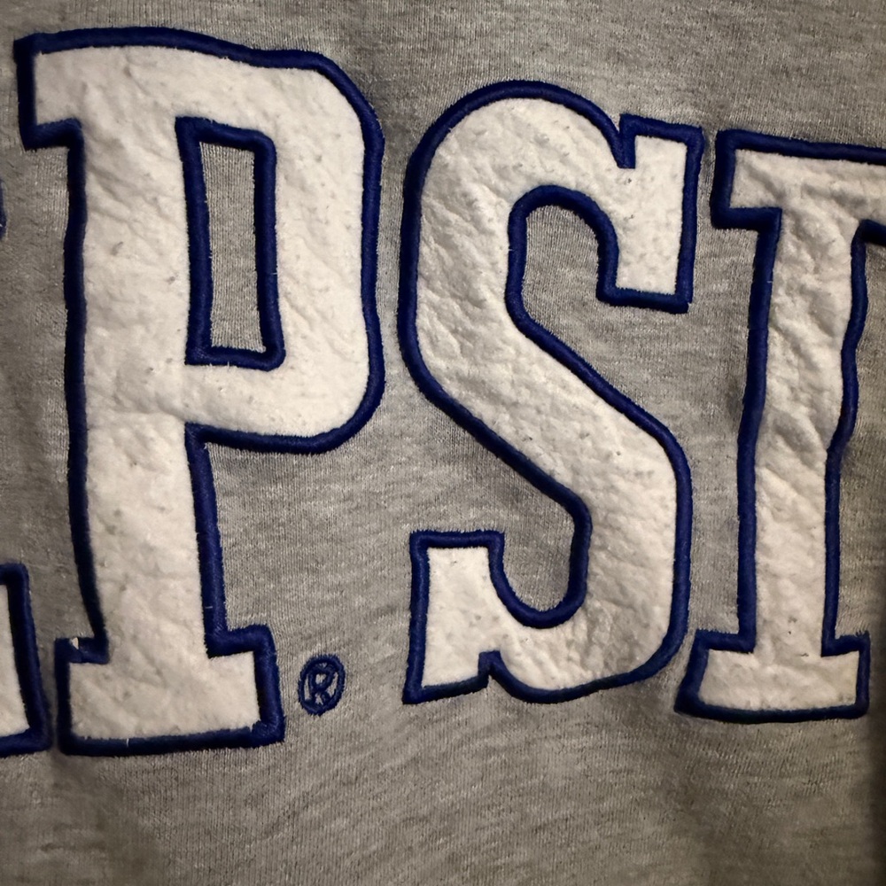 Vintage Pepsi Logo Hoodie Sweatshirt Gray XL 90s Made in El Salvador - Picture 5 of 10